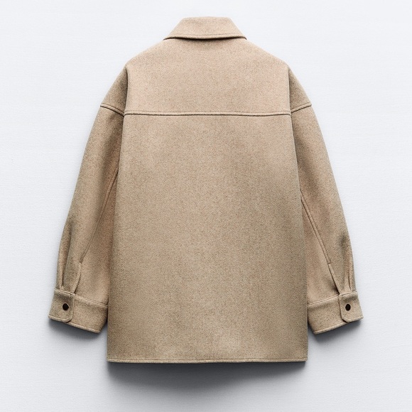 Zara Brown Overshirt (Size 2-4) - Picture 2 of 3